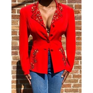 Vintage Embellished Blazer